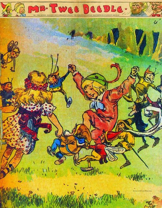 Cover Art for MR TWEE DEEDLE RAGGEDY ANN COUSIN GRUELLE HC