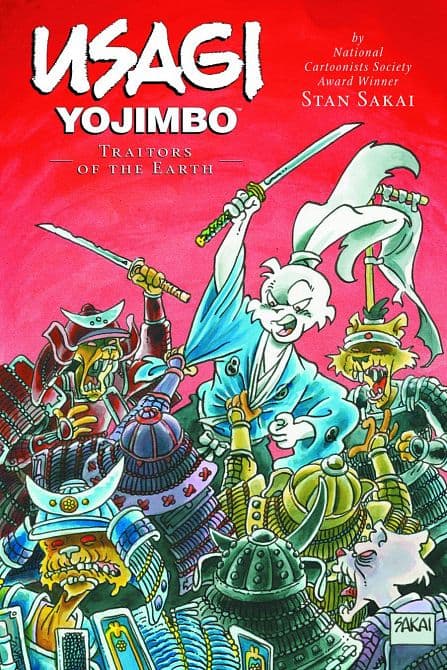 Cover Art for USAGI YOJIMBO LTD HC VOL 26 TRAITORS O/T EARTH