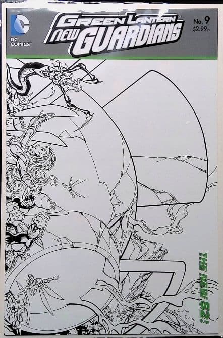 Cover Art for GREEN LANTERN NEW GUARDIANS | 1: 25 Tyler Kirkham & Batt