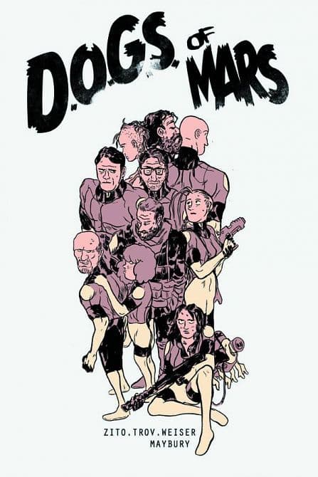 Cover Art for DOGS OF MARS TP