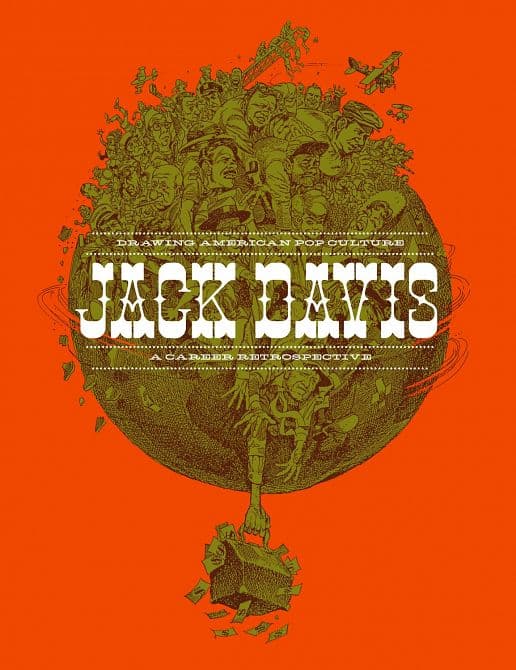 Cover Art for JACK DAVIS DRAWING AMERICAN POP CULTURE HC