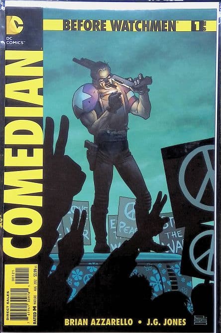 Cover Art for BEFORE WATCHMEN COMEDIAN | 1: 25 Eduardo Risso