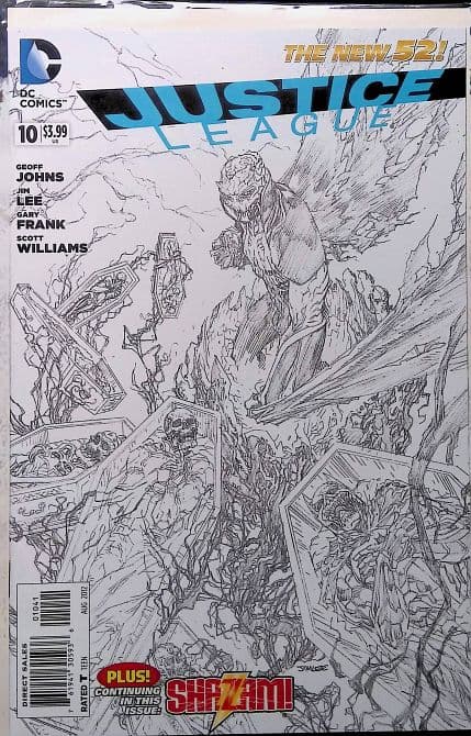 Cover Art for JUSTICE LEAGUE ( 2011-2016 ) | 1: 25 Jim Lee