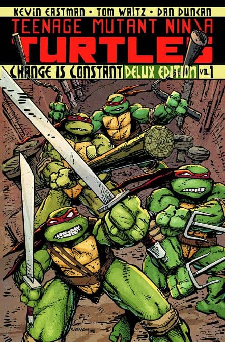Cover Art for TMNT ONGOING HC VOL 01 DELUXE ED