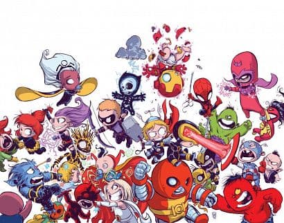 Cover Art for AVENGERS VS X-MEN BY YOUNG POSTER
