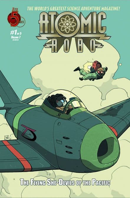 Cover Art for ATOMIC ROBO FLYING SHE DEVILS O/T PACIFIC