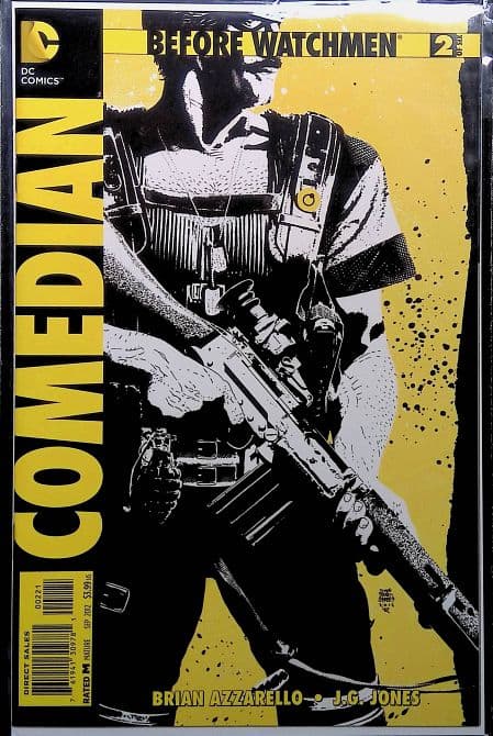Cover Art for BEFORE WATCHMEN COMEDIAN | 1: 25 Tim Bradstreet
