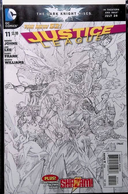 Cover Art for JUSTICE LEAGUE ( 2011-2016 ) | 1: 100 Jim Lee