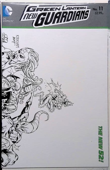 Cover Art for GREEN LANTERN NEW GUARDIANS | 1: 25 Tyler Kirkham & Batt