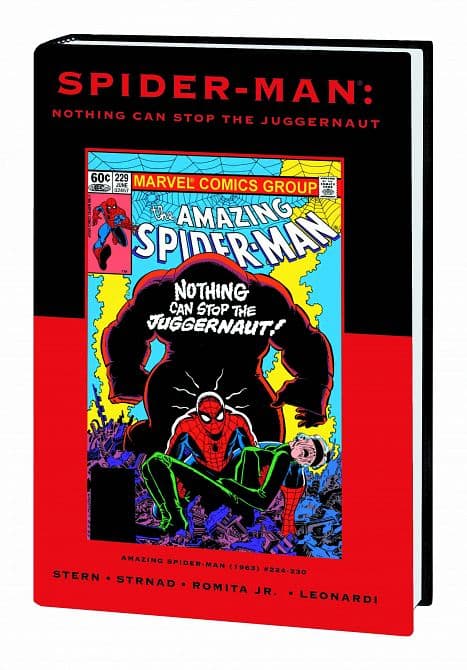 Cover Art for SPIDER-MAN NOTHING STOP JUGGERNAUT PREM HC DM VAR ED 105