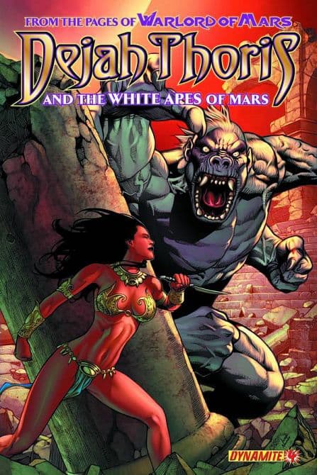DEJAH THORIS & WHITE APES OF MARS