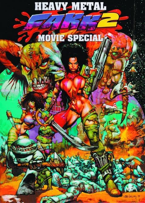 Cover Art for FAKK 2 MOVIE SPECIAL SIMON BISLEY ARTBOOK HC