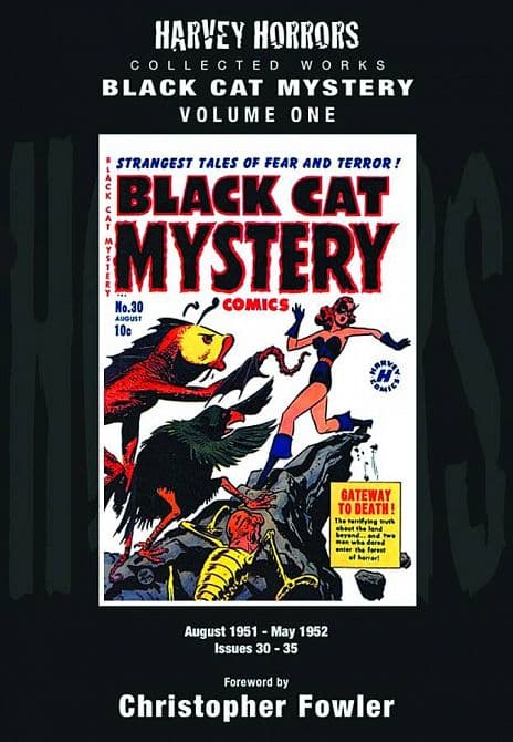 Cover Art for HARVEY HORRORS COLL WORKS BLACK CAT MYSTERY HC VOL 01