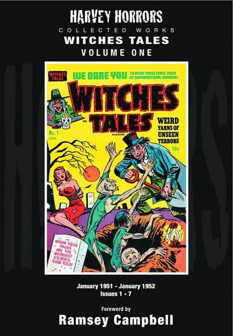 Cover Art for HARVEY HORRORS COLL WORKS WITCHES TALES HC VOL 01