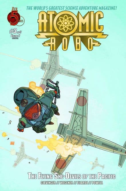 Cover Art for ATOMIC ROBO FLYING SHE DEVILS O/T PACIFIC