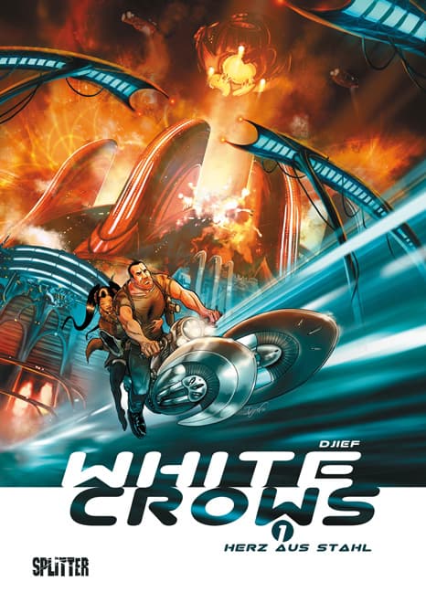 Cover Art for WHITE CROWS