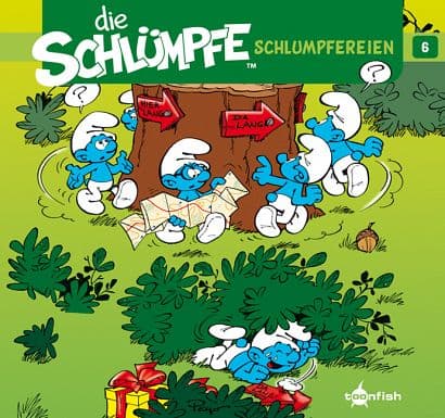 Cover Art for DIE SCHLÜMPFE-SCHLUMPFEREIEN-KURZGESCHICHTEN UND CARTOON-STRIPS