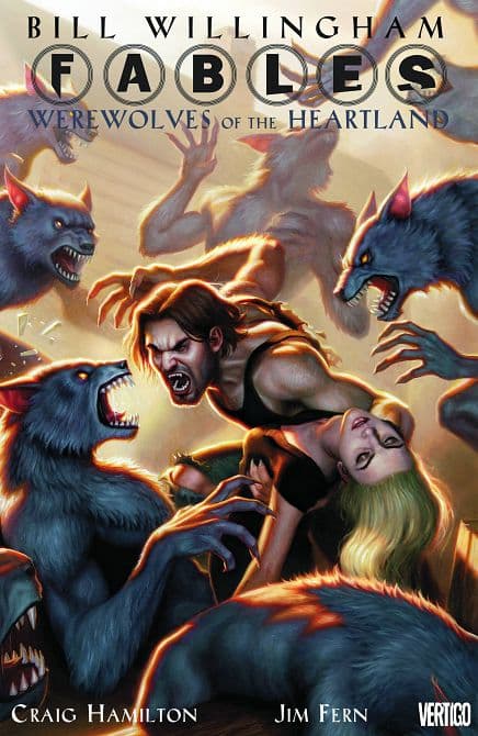 Cover Art for FABLES WEREWOLVES OF THE HEARTLAND HC