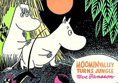 Cover Art for MOOMIN TURNS JUNGLE TP
