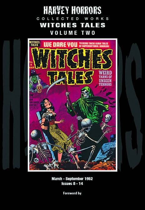 Cover Art for HARVEY HORRORS COLL WORKS WITCHES TALES HC VOL 02