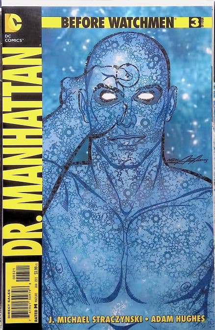 Cover Art for BEFORE WATCHMEN DR MANHATTAN | 1: 25 Bill Sienkiewicz
