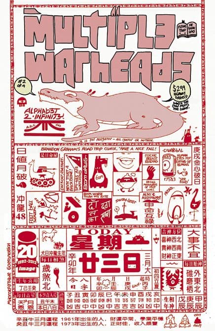 Cover Art for MULTIPLE WARHEADS ALPHABET TO INFINITY