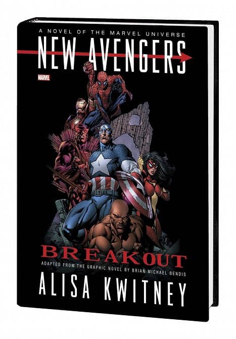 Cover Art for NEW AVENGERS BREAKOUT PROSE NOVEL HC