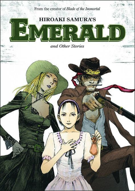 Cover Art for HIROAKI SAMURAS EMERALD & OTHER STORIES TP