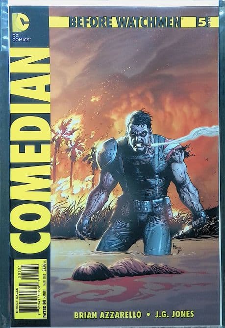 Cover Art for BEFORE WATCHMEN COMEDIAN | 1: 25 Gary Frank