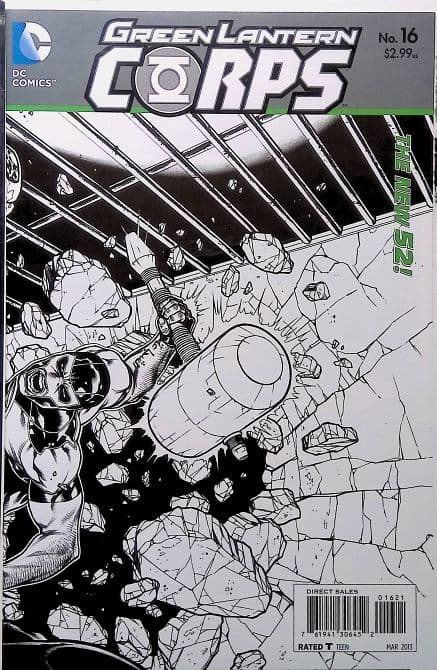 Cover Art for GREEN LANTERN CORPS | 1: 25 Cafu