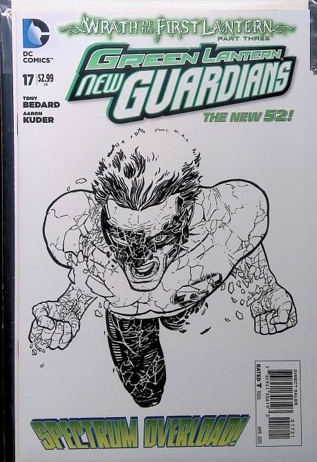 Cover Art for GREEN LANTERN NEW GUARDIANS | 1: 25 Aaron Kuder