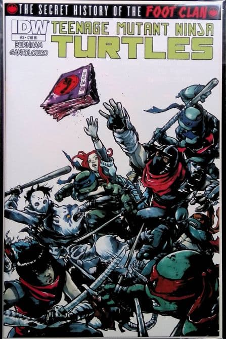 Cover Art for TMNT SECRET FOOT CLAN | 1: 10 Ross Campbe