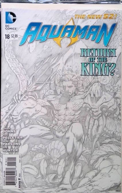 Cover Art for AQUAMAN ( 2011-2016 ) | 1: 25 Paul Pelletier & Sean Parsons