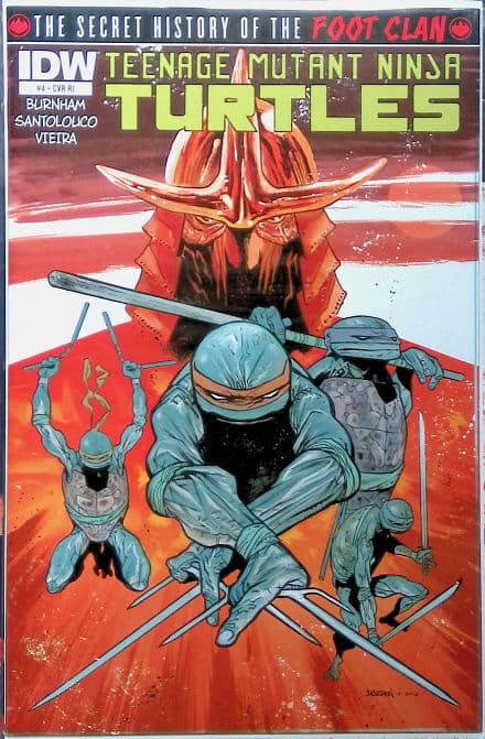 Cover Art for TMNT SECRET FOOT CLAN | 1: 10 James Harren