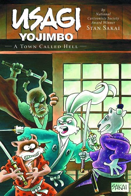 Cover Art for USAGI YOJIMBO LTD HC VOL 27 TOWN CALLED HELL