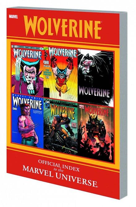 Cover Art for WOLVERINE OFFICIAL INDEX TO MARVEL UNIVERSE GN TP