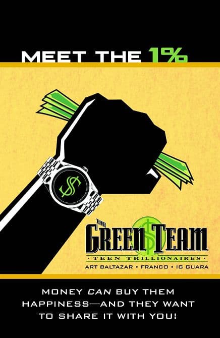 Cover Art for GREEN TEAM TEEN TRILLIONAIRES