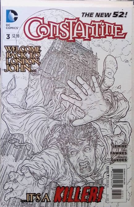 Cover Art for CONSTANTINE | 1: 25 Juan Jose Ryp