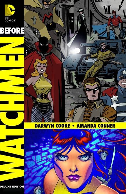 Cover Art for BEFORE WATCHMEN MINUTEMEN SILK SPECTRE DLX HC