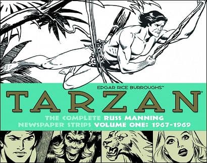 Cover Art for TARZAN RUSS MANNING NEWSPAPER STRIPS HC VOL 01 1967-1970