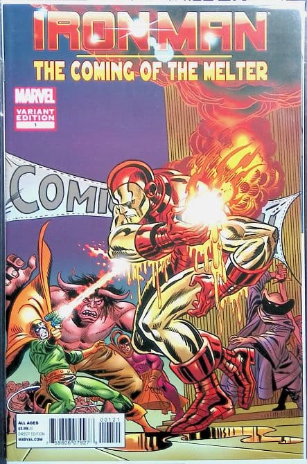Cover Art for IRON MAN COMING OF MELTER