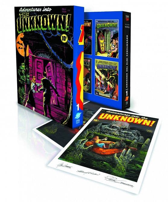Cover Art for ACG COLL WORKS ADV INTO UNKNOWN SLIPCASE ED VOL 01