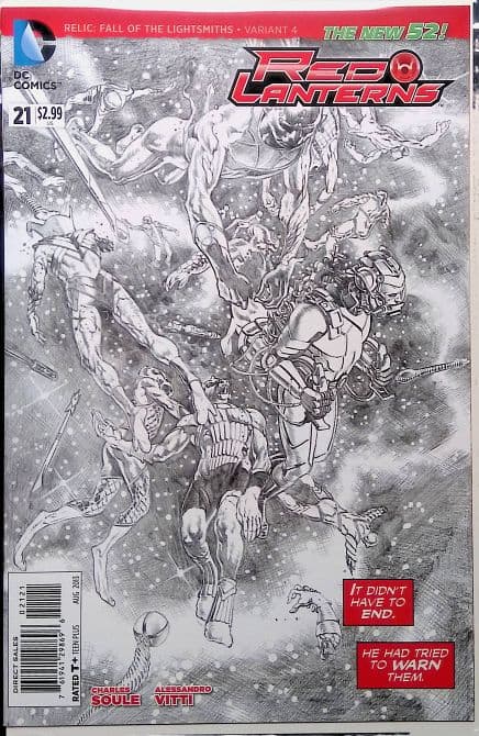 Cover Art for RED LANTERNS | 1: 25 Rags Morales