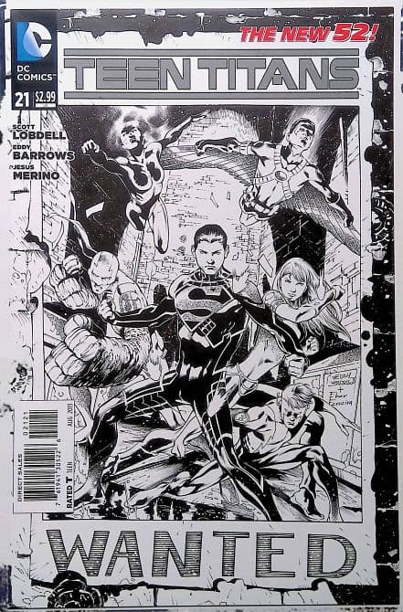 TEEN TITANS ( 2011-2014 ) | 1: 25 Eddy Barrows & Eber Ferreira
