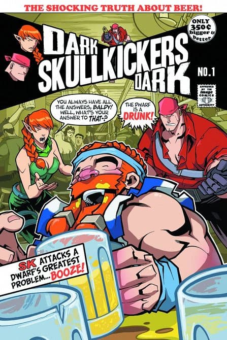Cover Art for DARK SKULLKICKERS DARK