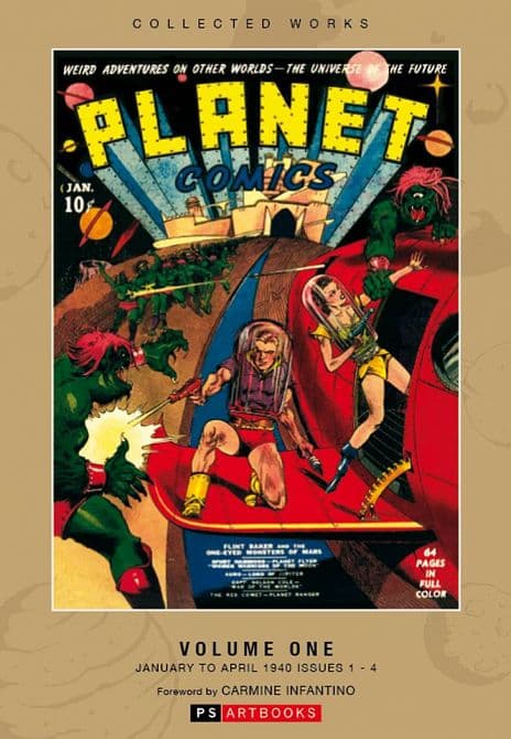 Cover Art for ROY THOMAS PRESENTS VOL 01 PLANET COMICS HC