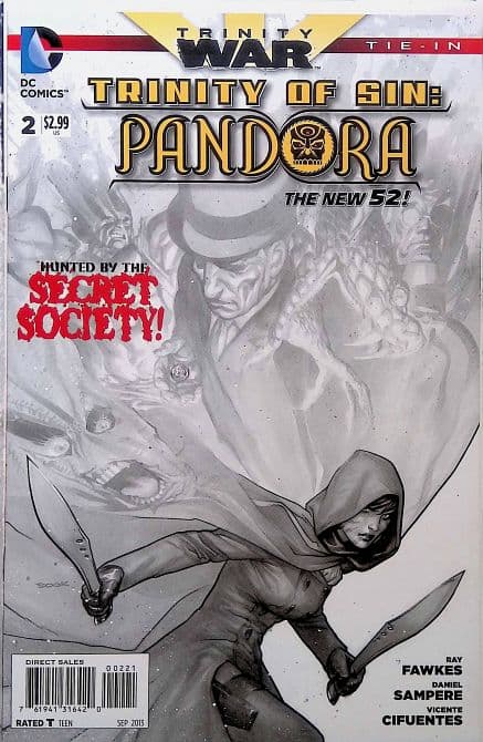 Cover Art for TRINITY OF SIN PANDORA | 1: 25 Ryan Sook