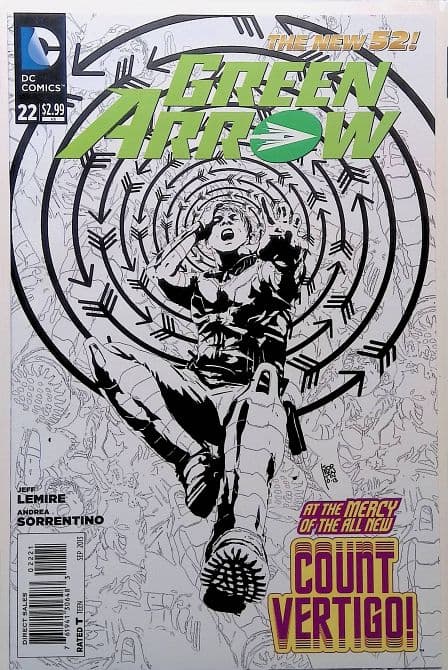 Cover Art for GREEN ARROW ( 2011-2016 ) | 1: 25 Andrea Sorrentino
