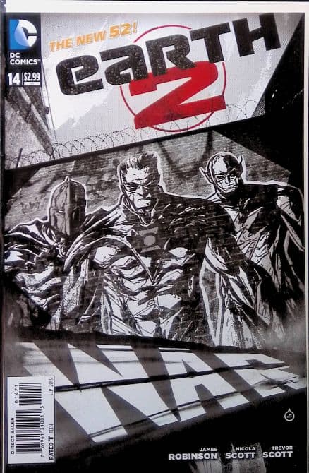 Cover Art for EARTH 2 | 1: 25 Juan Doe