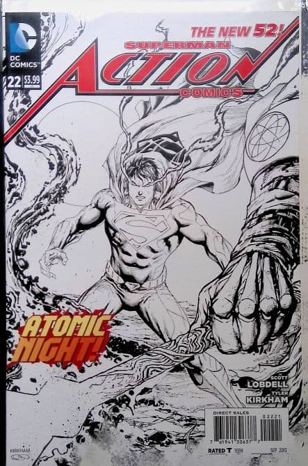 Cover Art for ACTION COMICS ( 2011-2016 ) | 1: 25 Tyker Kirkham and Batt